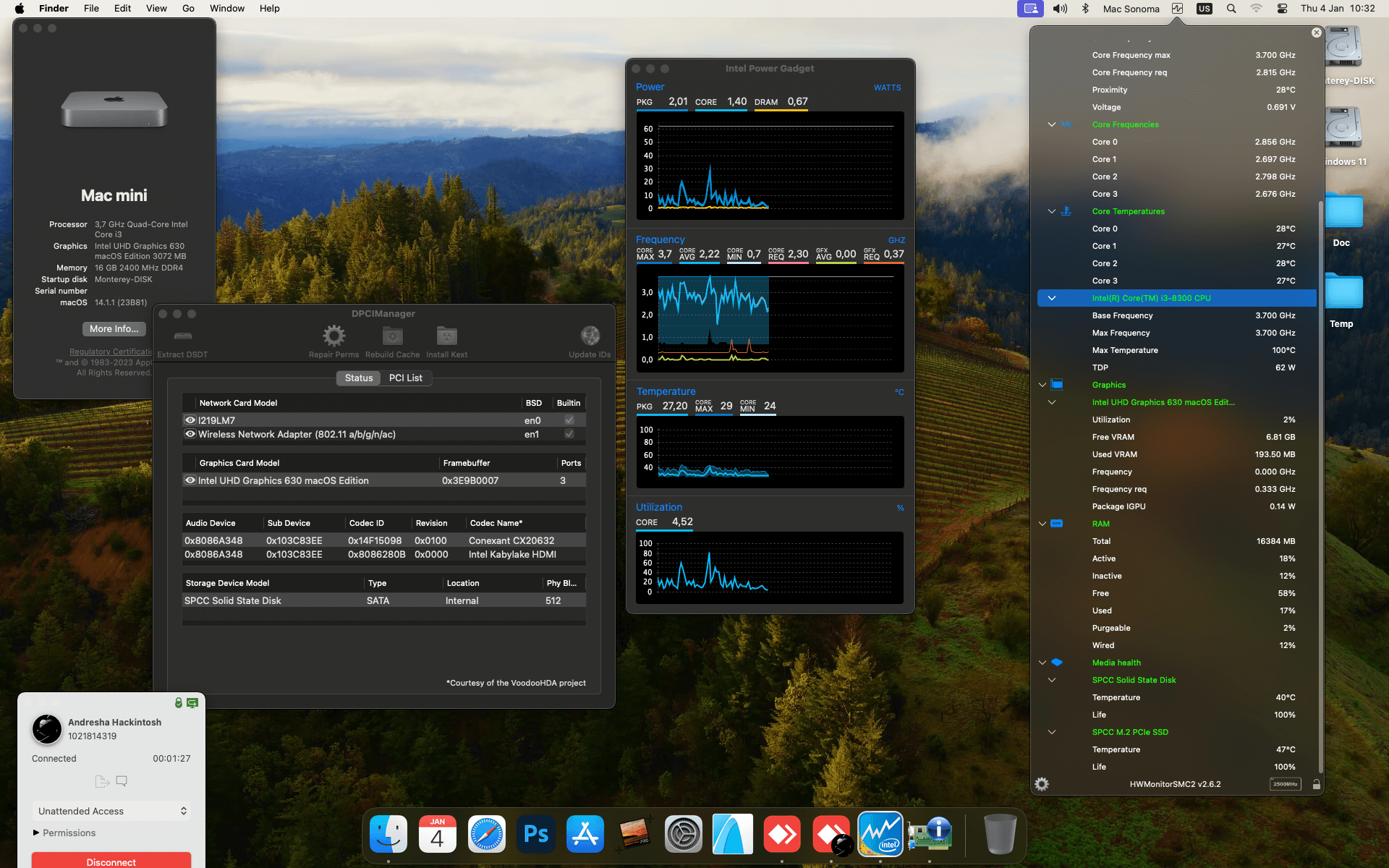HP ProDesk 600 G4 Microtower [CoffeeLake   Intel UHD 630]   OpenCore 1